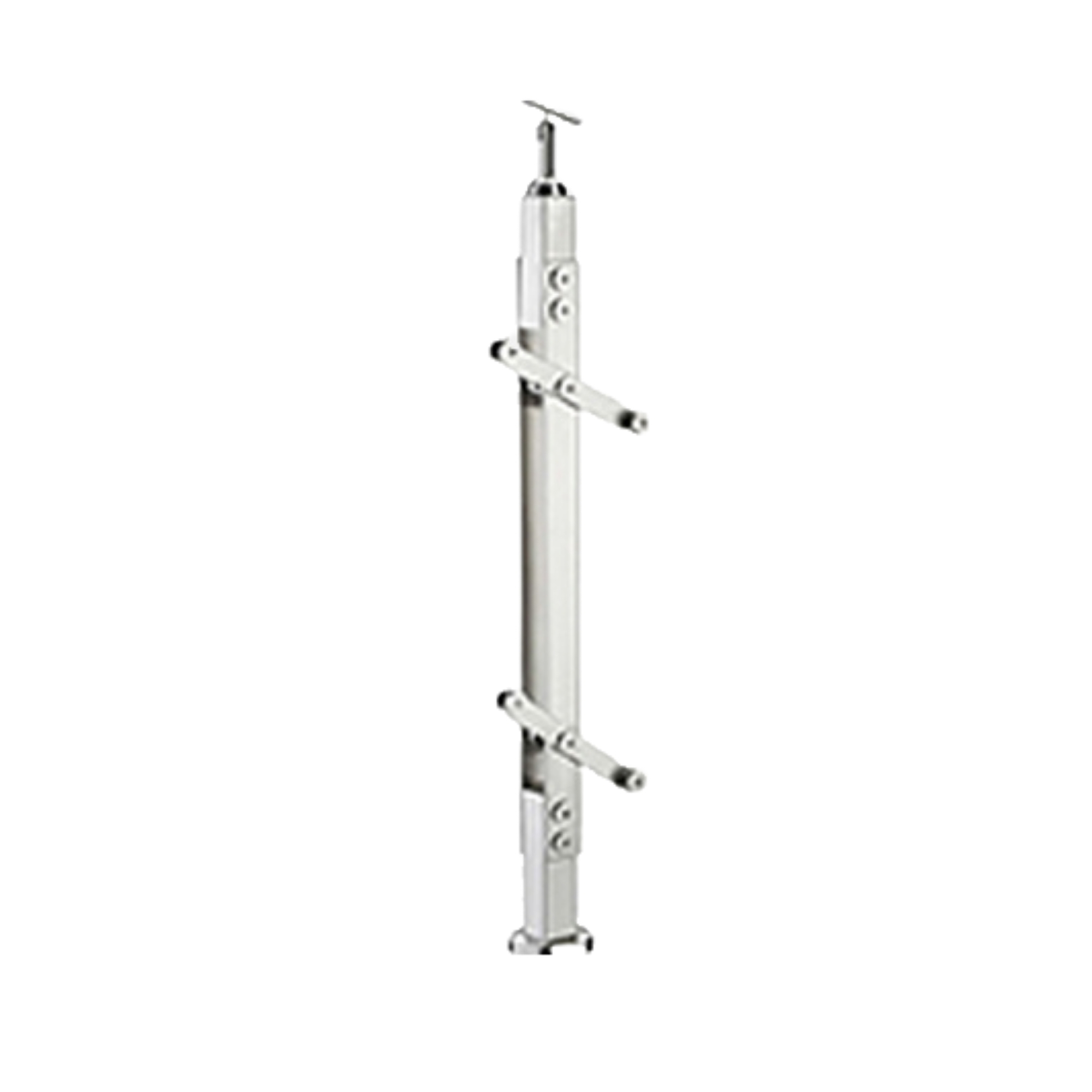 Stainless Steel Hand Railing Stand/Baluster IIHL-BS-1002 by India International House Ltd. | Premium Railing Solutions