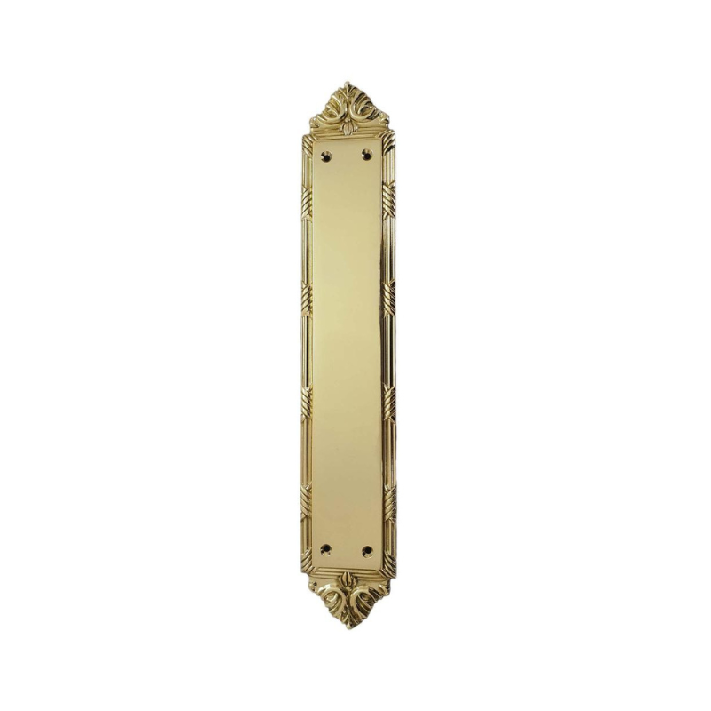 Ribbon and Reed Push Plate
