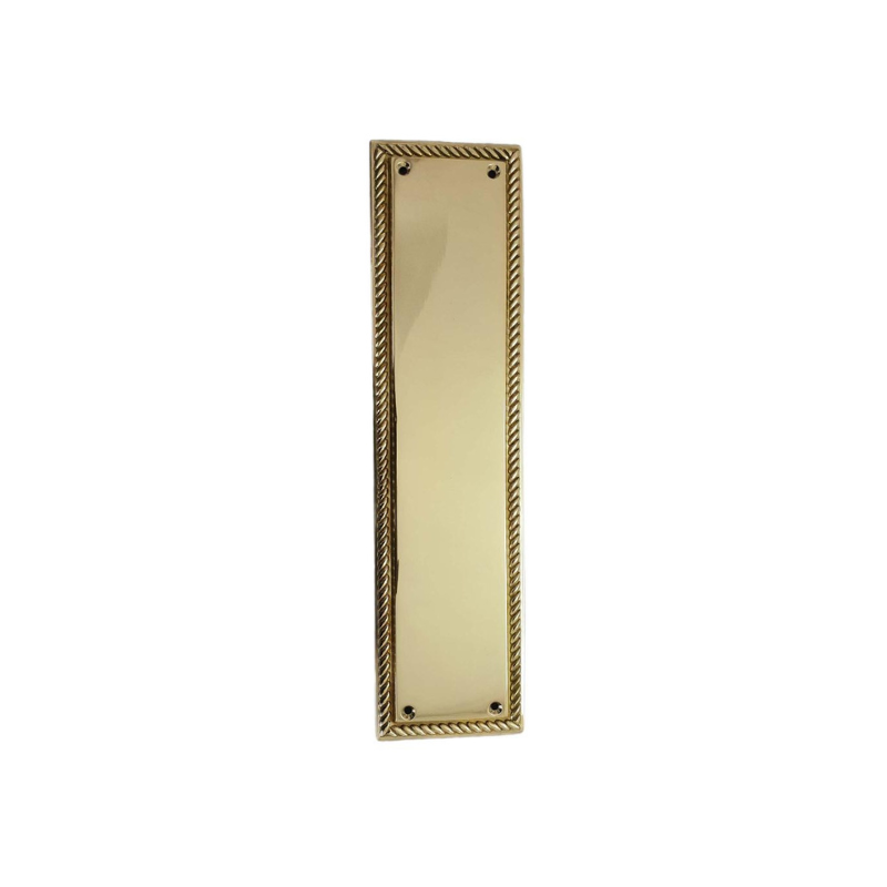 Georgian Style Square Shape Finger Door Push Plate